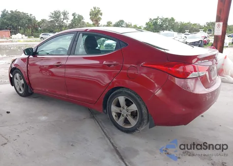 2013 Hyundai Elantra Gls from USA, damaged, VIN KMHDH4AE9DU711685